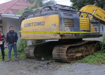 Dua Terduga Penambang Emas Ilegal di Aceh Barat Diamankan