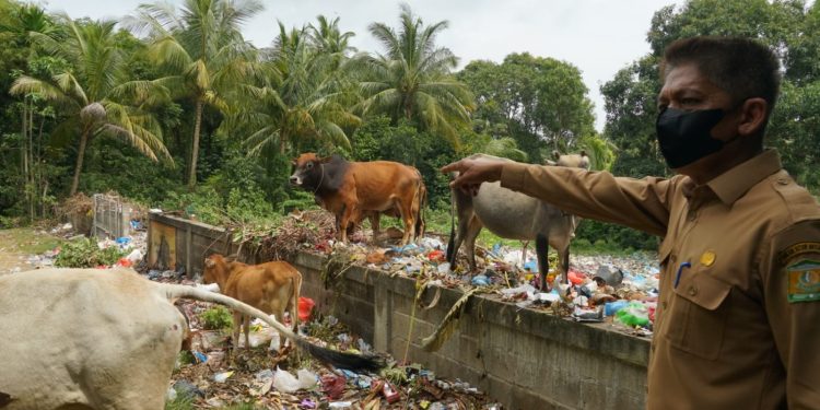 Sampah Berserakan, Kadis DLH Kunjungi TPS Kemukiman Lamlhom