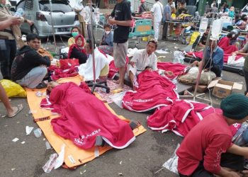 Mensos Instruksikan Sentra-Sentra Bantu Korban Gempa Cianjur