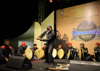 Dinas Kebudayaan dan Pariwisata Aceh Menyeleggarakan Tradisi Meuseuraya dan Pagelaran Seni Perkusi Etnik di Aceh Besar