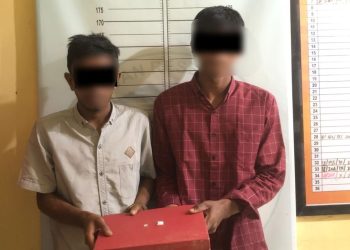 Transaksi Sabu di Depan WC Umum, Dua Pemuda di Pidie Ditangkap Polisi