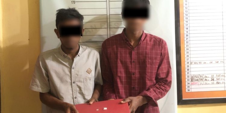 Transaksi Sabu di Depan WC Umum, Dua Pemuda di Pidie Ditangkap Polisi