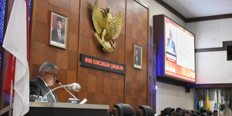 Pemerintah Aceh Sampaikan Pendapat Akhir Raqan Prolega Prioritas 2022, Lima Disetujui Disahkan Jadi Qanun Aceh