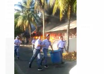 SMA Modal Bangsa Terbakar