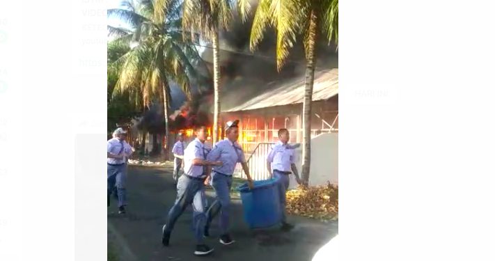 SMA Modal Bangsa Terbakar