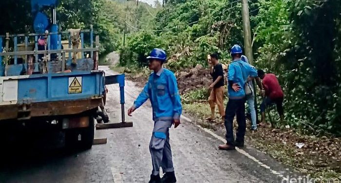 Ekses Longsor, Sebanyak 24 Tiang Listrik di Sabang Tidak Dapat Dioperasikan