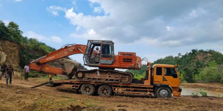 Ditreskrimsus Polda Aceh Berantas Galian C Tanpa Izin, Satu Ekskavator Diamankan