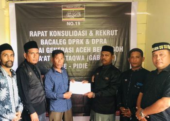 Partai Gabthat Buka Penjaringan Calon Legislatif DPRK Pidie Periode 2024-2029