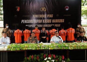 Polri Bongkar Peredaran Narkoba Modus Jalur Laut, Sabu 220 Kg Diamankan