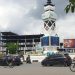 Begini Kondisi Bundaran Lambaro Aceh Besar Saat Balap Sepeda Tour De Aceh 2023. 12 Maret 2023