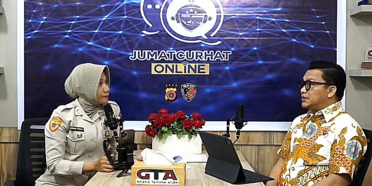 Polda Aceh Gelar Jumat Curhat secara Online
