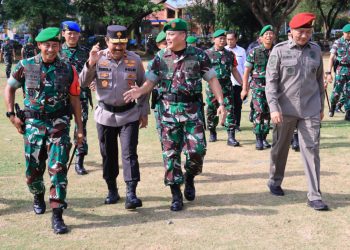 Wakapolda Aceh Ikut Apel Gelar Pasukan Pengamanan Kedatangan Wapres RI