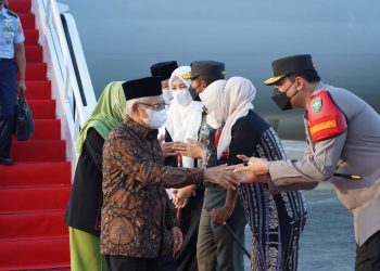 Kapolda Aceh Sambut Kedatangan Wakil Presiden RI