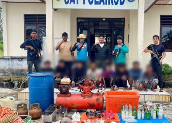 Gunakan Bahan Peledak untuk Tangkap Ikan, Delapan Orang Ditangkap Ditpolairud Polda Aceh