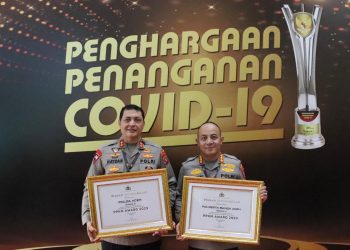 Kapolda Aceh Terima Penghargaan pada Puncak Acara PPKM Award 2023