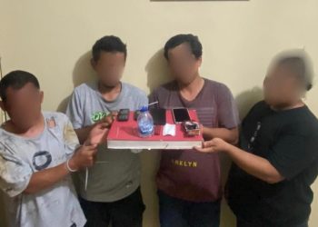 Satresnarkoba Polres Aceh Singkil Tangkap Tiga Pemakai dan Satu Pengedar Sabu