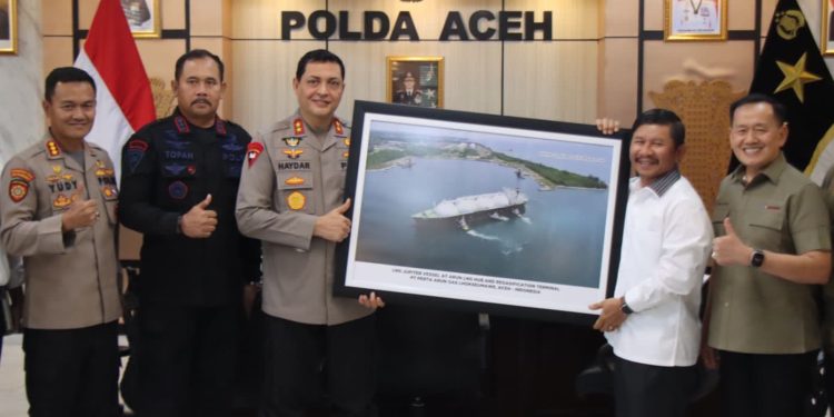 Kapolda Aceh Terima Audiensi Komisaris PT Perta Arun Gas