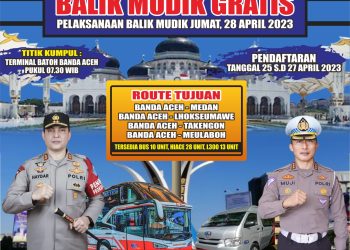 Kapolda Aceh Siapkan 51 Unit Armada Balik Mudik secara Gratis