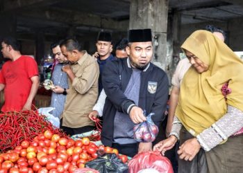 Selain Harga, Pj Bupati Aceh Besar Juga Pantau Ketersediaan Sembako di Pasar Induk Lambaro