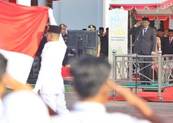 Asisten I Inspektur Upacara Hari Pendidikan Nasional 2023 di Aceh