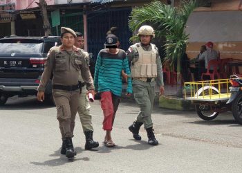 Satpol PP dan WH Aceh Amankan Gepeng Bertato di Banda Aceh