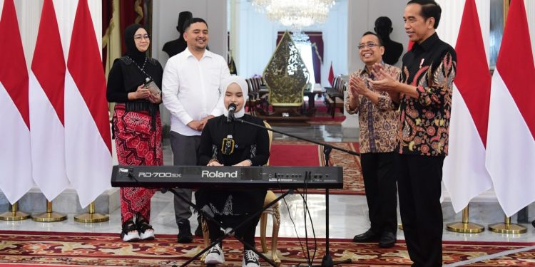 Presiden Dorong Generasi Muda Kerja Keras Tampilkan Bakat Emas yang Dimiliki