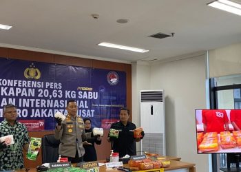 Polisi Tangkap 4 Orang Pengedar Sabu Senilai Rp30 Miliar di Jakarta Pusat