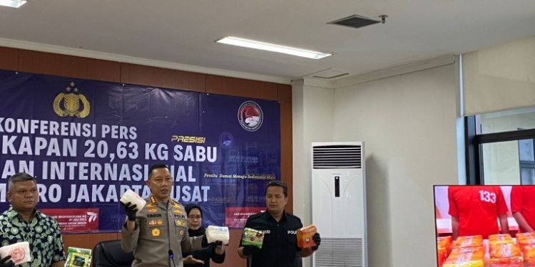 Polisi Tangkap 4 Orang Pengedar Sabu Senilai Rp30 Miliar di Jakarta Pusat
