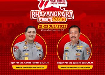 Kapolda dan Wakapolda Aceh akan Hadir pada Opening Bhayangkara Fest 2023 Malam Ini