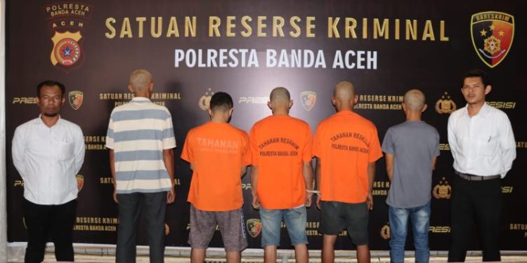 Curi Granit dan Regulator Showcase dari Pusat Perbelanjaan, Pelaku Diamankan di Polresta Banda Aceh