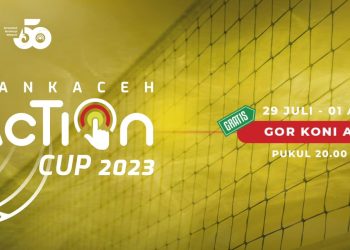 Turnamen Volly Bank Aceh Action Cup 2023 Dimulai 29 Juli 2023
