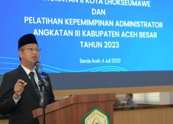 Asisten III Buka Pelatihan Kepemimpinan Administrator untuk Pejabat Pemerintahan Aceh Besar dan Lhokseumawe