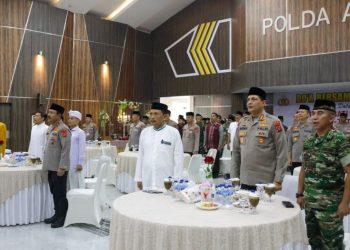 Pemerintah Aceh Hadiri Do’a Lintas Agama Polda Aceh