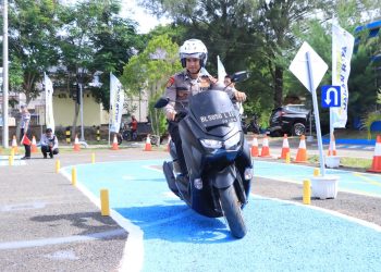 Dirlantas Polda Aceh Launching Lintasan Baru Uji Praktik SIM