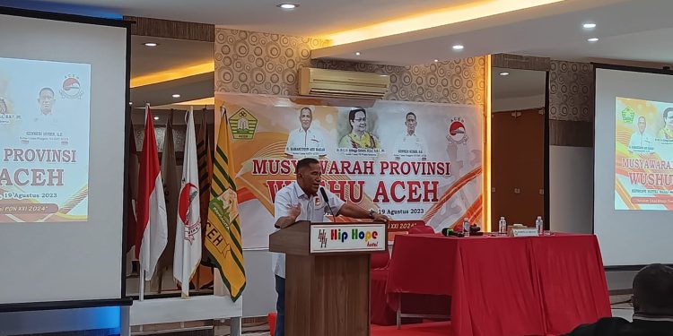 Kennedi Kembali Pimpin Wushu Aceh