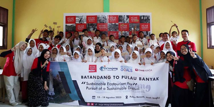 Kerjar Mimpi Lhokseumawe Mengadakan Pengabdian di Pulau Banyak