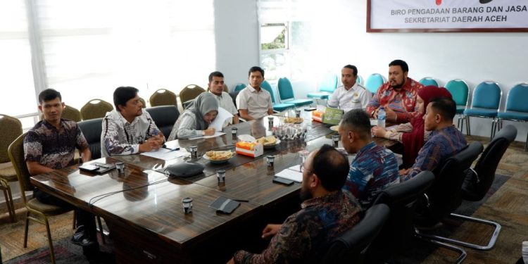 Biro PBJ Setda Aceh Lakukan Sosialisasi e-Catalog Lokal Aceh (e-Coach) bagi Asosiasi UMKM Aceh