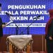 Penjabat Gubernur Achmad Marzuki Kukuhkan Kepala Perwakilan BKKBN Aceh yang Baru
