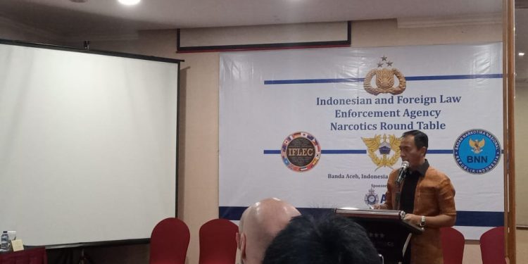Dirresnarkoba Polda Aceh Hadiri Pertemuan dengan IAFLEANRT