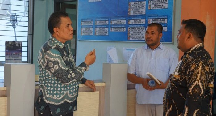 Sidak Kantor Camat Sukamakmur, Sekda Sulaimi Hanya Temukan 1 Orang Tenaga Kontrak