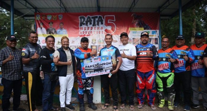 Yulizan Raih Tiket Umrah RATA 5 Merdeka Adventure di Aceh Besar