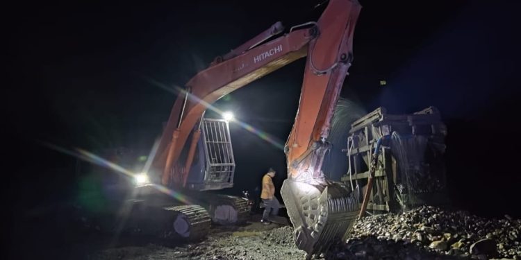 Polisi Amankan Satu Unit Ekskavator di Lokasi Tambang Ilegal di Beutong