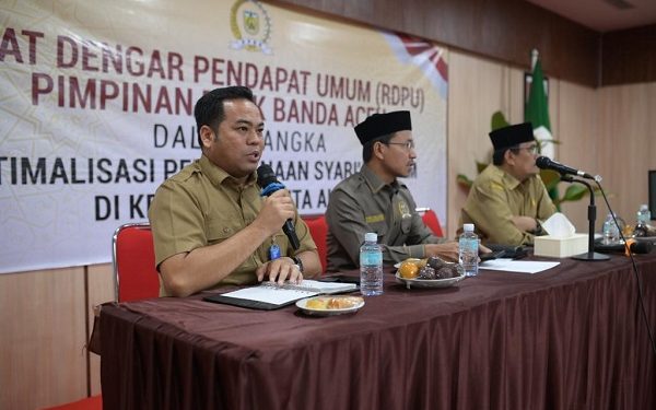 DPRK Banda Aceh Gelar RDPU Optimalisasi Pelaksanaan Syariat Islam