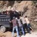 Polisi dan Warga Bersihkan Jalan dari Tanah Longsor