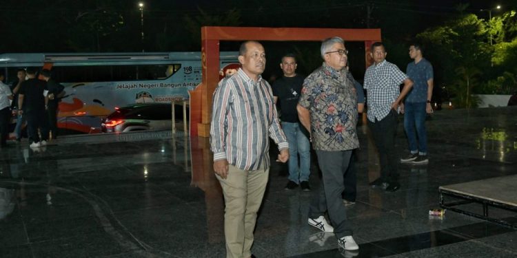 Sekda Tinjau Kesiapan Lokasi Pekan Raya UMKM Aceh