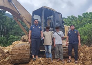 Polisi Amankan Satu Unit Ekskavator Tambang Ilegal di Aceh Selatan