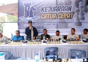 Wakil Ketua DPRK Banda Aceh Isnaini Husda Buka Kejuaraan Catur Cepat pada HUT Media Pos Aceh