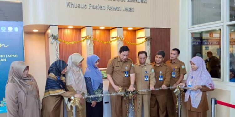 Luncurkan Anjungan Pendaftaran Mandiri, RSUDZA Banda Aceh  Berikan Kemudahan Bagi Peserta JKN