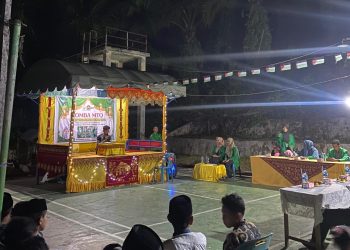 Mahasiswa KKN Kelompok 121 Gelar  MTQ Tingkat Desa Saweuk Tahun 2023