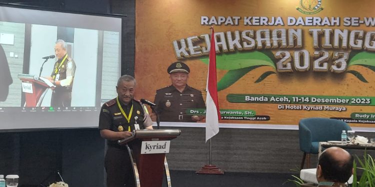 Kejati Aceh Gelar Rapat Kerja Daerah Tahun 2023